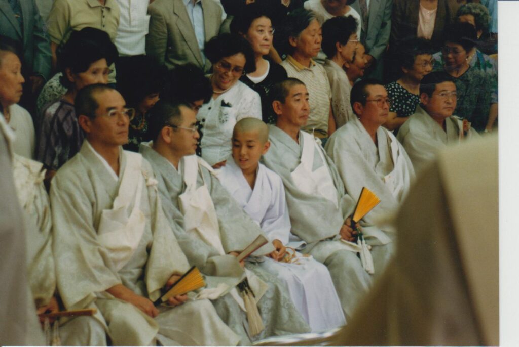 次世代の僧侶・得度式